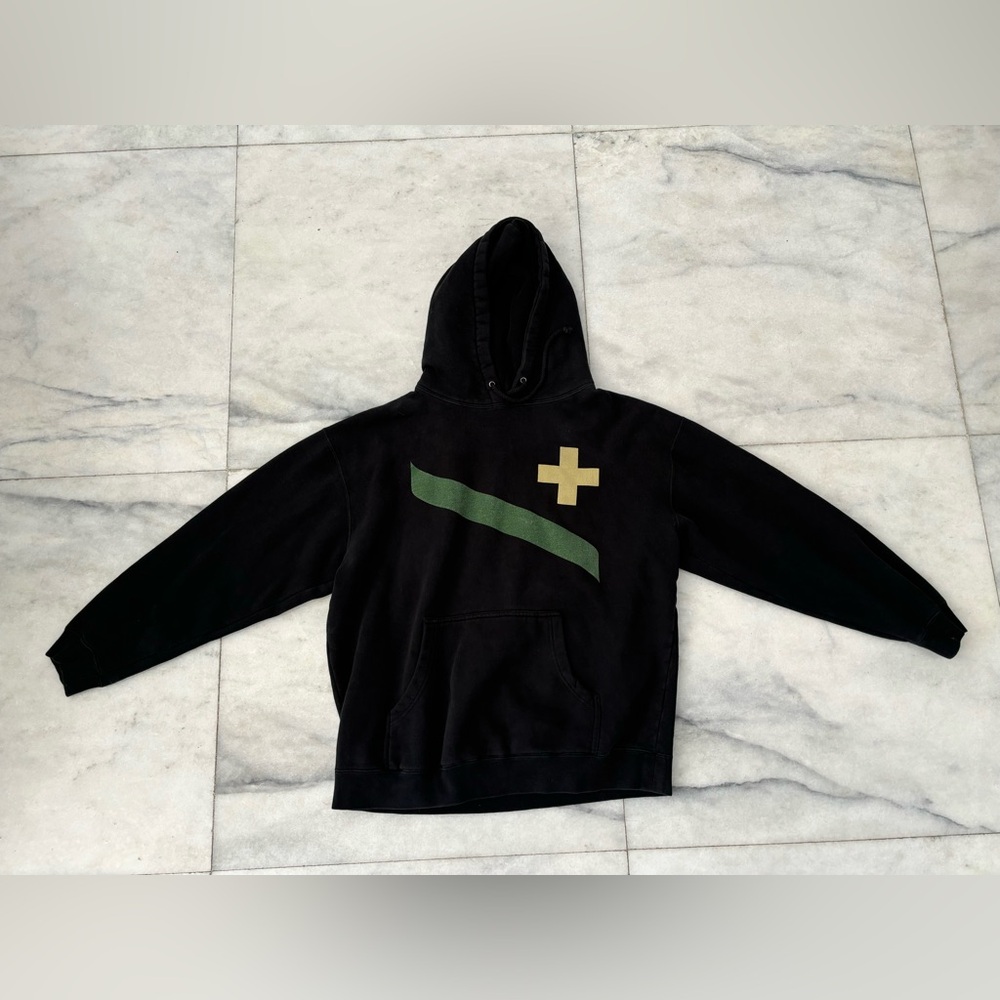 Y2k Oakley Hoodie Infinite Hero Common Thread Skater Gorpcore Black Mens Large